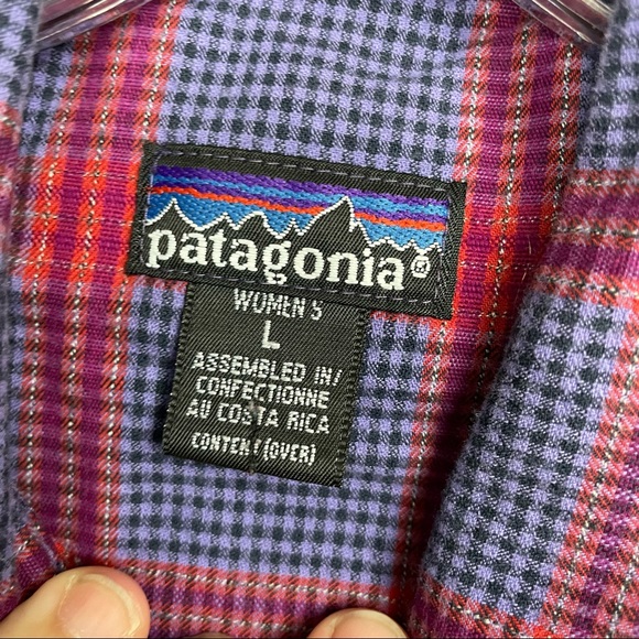 Patagonia Flannel button down shirt L - Picture 8 of 9